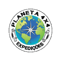 planeta4x4expedicoes viajar 4x4 planeta4x4 expedições Sticker