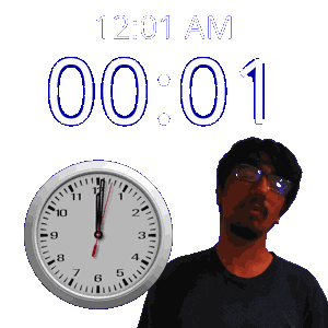 Zero One 12Am Sticker