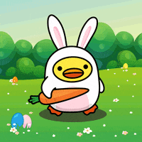 digitalducks stabby quacks cartoon duck digital ducks GIF