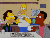 i dont know homer simpson GIF