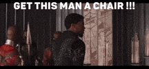 Black Panther Chair GIF by Young Deuces