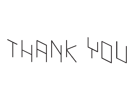 Thank You Sticker Sticker by Roberta Curcă