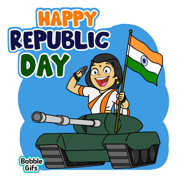 Republic Day India Sticker by Bobble