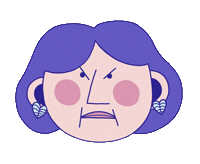 Angry Boiseau Sticker