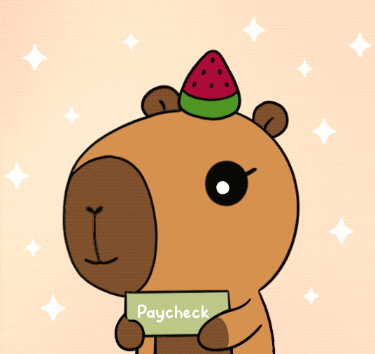 CapyEra giphyupload work money dollar GIF