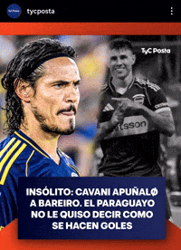 tycposta boca boca juniors cavani tycposta GIF