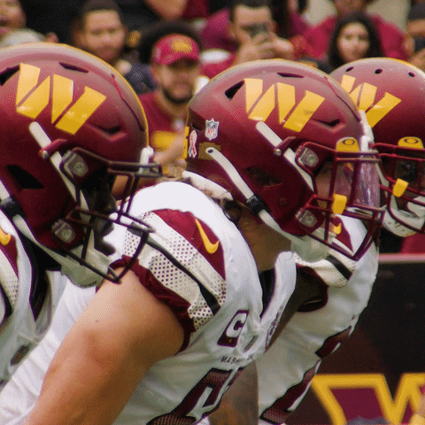 Football Sport GIF by Washington Commanders