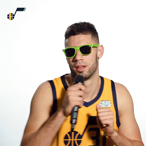 georges niang singing GIF by Utah Jazz