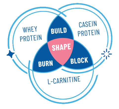 Shape Proteinpowder Sticker by Drinkhooray