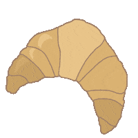 iriskristen food france breakfast french Sticker