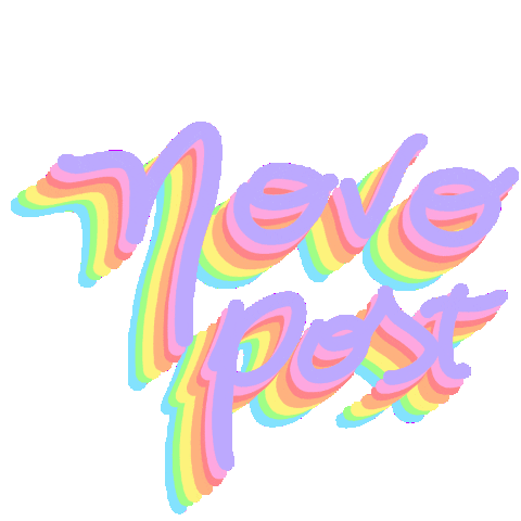 Rainbow Post Sticker