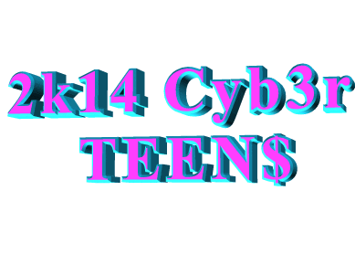 teens cyber teen Sticker by AnimatedText