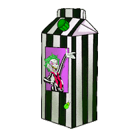 Beetle Juice Box Sticker