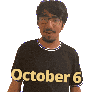 October 6 Sticker
