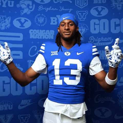 College Football Go Cougs GIF by BYU Cougars