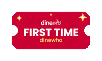 dinewho dinner social event dinewho Sticker