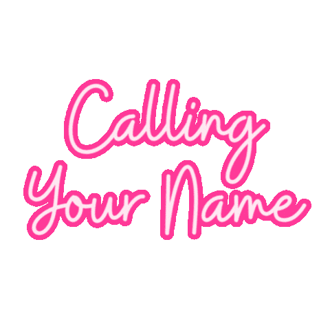 Calling Your Name Sticker by Ulka Rocks