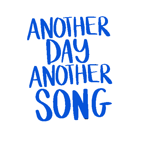 Another Day Singing Sticker