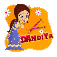 Durga Puja Navratri Sticker by Chhota Bheem