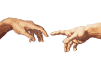 Dont Touch Me Art History Sticker