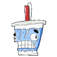 Ice Cream Shake Sticker by Mike Bennett Art