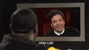Jimmy Fallon Youre Lying GIF by The Tonight Show Starring Jimmy Fallon