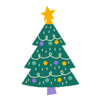 Christmas Tree Sticker