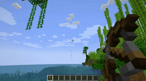 PrelawAverage5 giphyupload minecraft bow GIF