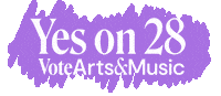 Voteyeson28 Sticker by VoteArtsAndMinds