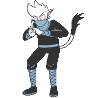 Cat Cartoon Sticker by Slengkiy