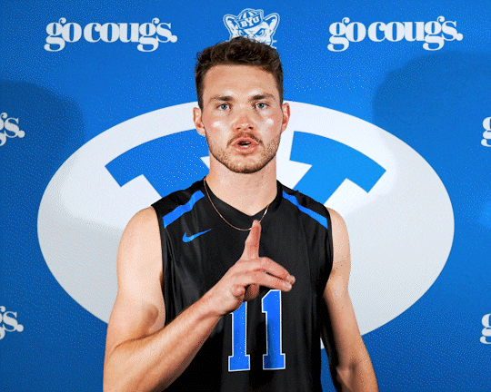 Shhhh Be Quiet GIF by BYU Cougars