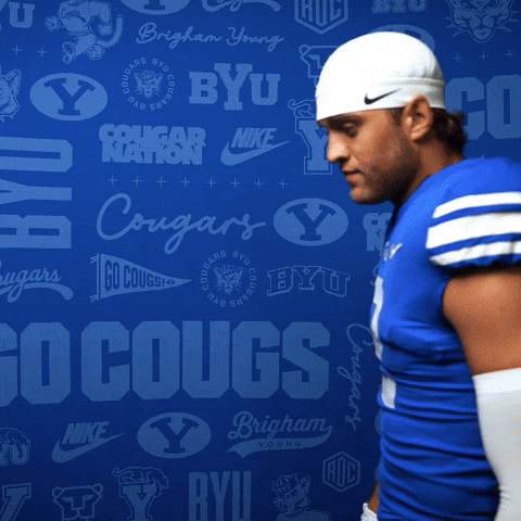 College Football Go Cougs GIF by BYU Cougars