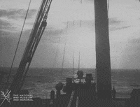 NationalWWIMuseum black and white military footage horizon GIF