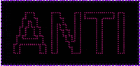 klmmr 80s neon sign theatre GIF