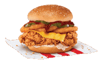 Burger Zinger Sticker by KFC_Singapore