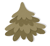 anastasyadenisova christmas tree springinthesleeve winter green Sticker
