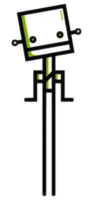Robot Heights Sticker by iperdesign