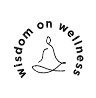 wisdomonwellness relax yoga wellness wisdom Sticker