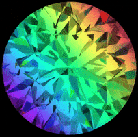 GemmologyObsession rainbow diamond rainbowdiamond diamondrainbow GIF