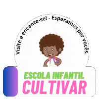 escolacultivar educacao cultivar escola infantil escola cultivar Sticker
