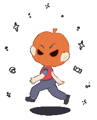 Halloween Pumpkin Sticker