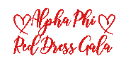 Red Dress Aphi Sticker by Alpha Phi UBC