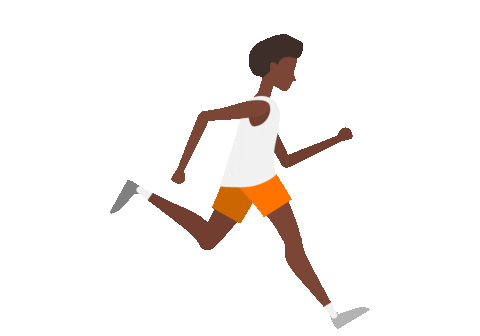 amsterdam marathon running Sticker by Nationale-Nederlanden