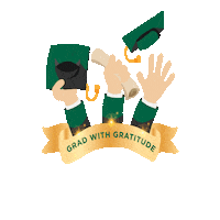 Graduate Gratitude Sticker by Tanoto Foundation