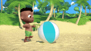 Beach Play GIF by Moonbug