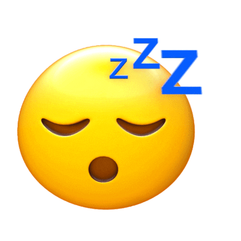 Good Night Sleeping Sticker by Demic
