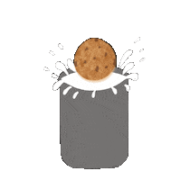Hungry Chocolate Chip Cookie Sticker