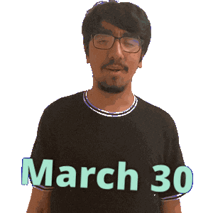 March 30 Sticker