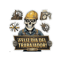 Halloween Empleado Sticker