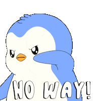 No Way Do Not Want Sticker by Pudgy Penguins